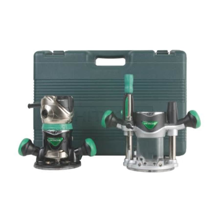 Metabo Hitachi KM12VC 2-1/4 Peak HP Variable Speed Fixed/Plunge Base Router Kit for $163