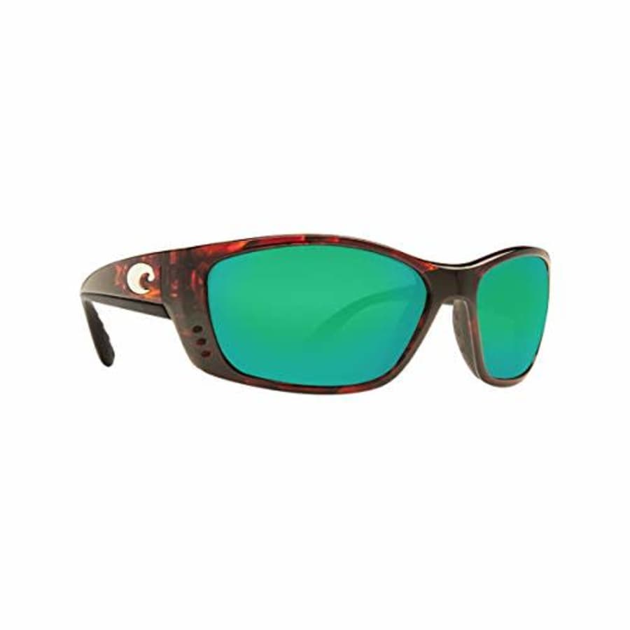Costa Del Mar Men's Fisch 580P Sunglasses, Tortoise/Copper Green Mirrored Polarized-580P, 64 mm for $213