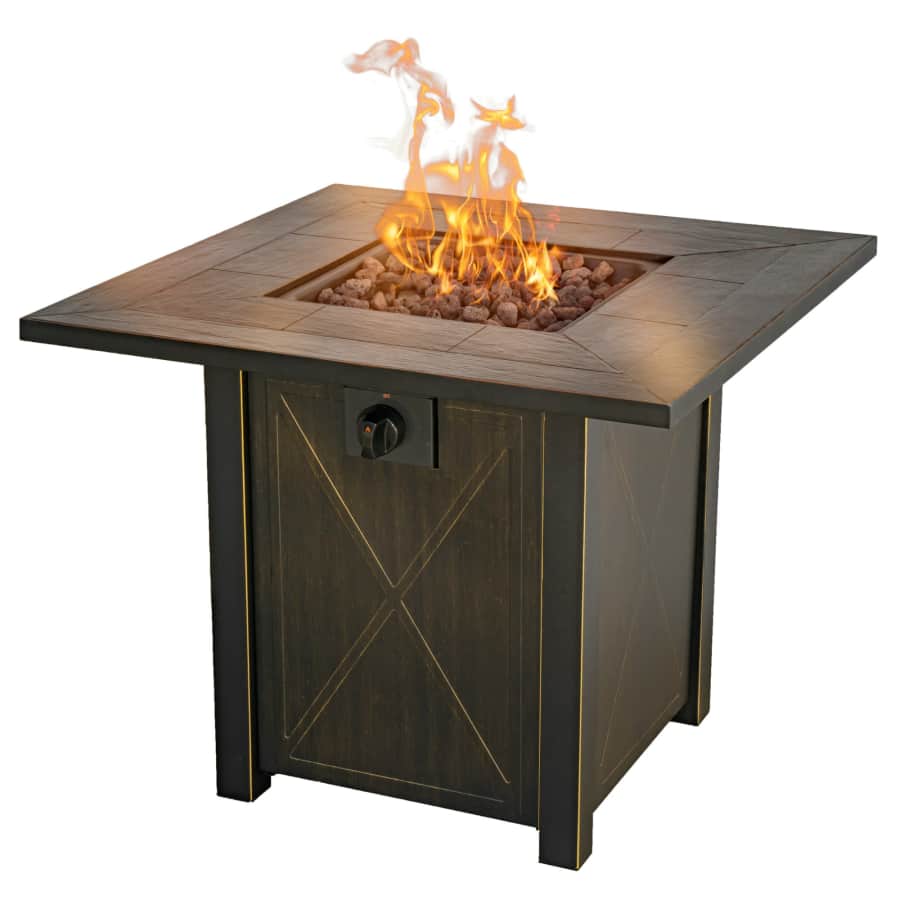 Bond Manufacturing Bond Belden 30" Propane Fire Pit w/ Porcelain Top for $70