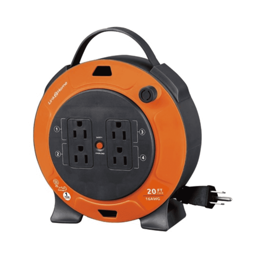 20-Foot Extension Cord Reel for $16 20-Foot Extension Cord Reel for $16
