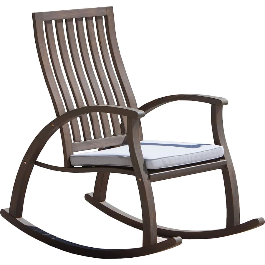 Christopher Knight Home Alva Outdoor Acacia Wood Rocking Chair for $158 Christopher Knight Home Alva Outdoor Acacia Wood Rocking Chair for $158