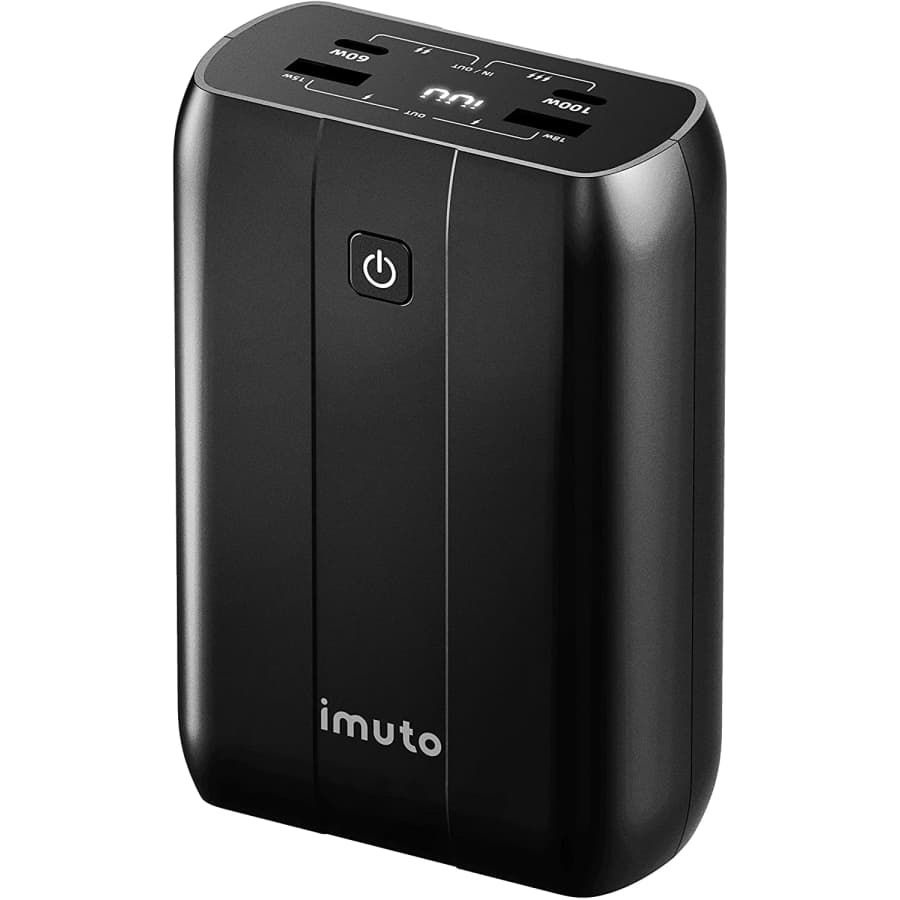 Imuto 26,800mAh 100W Portable Power Bank for $70