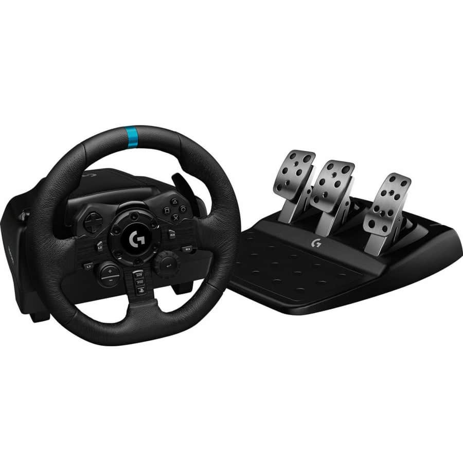 Logitech G923 TrueForce Racing Wheel w/ Pedals: $234