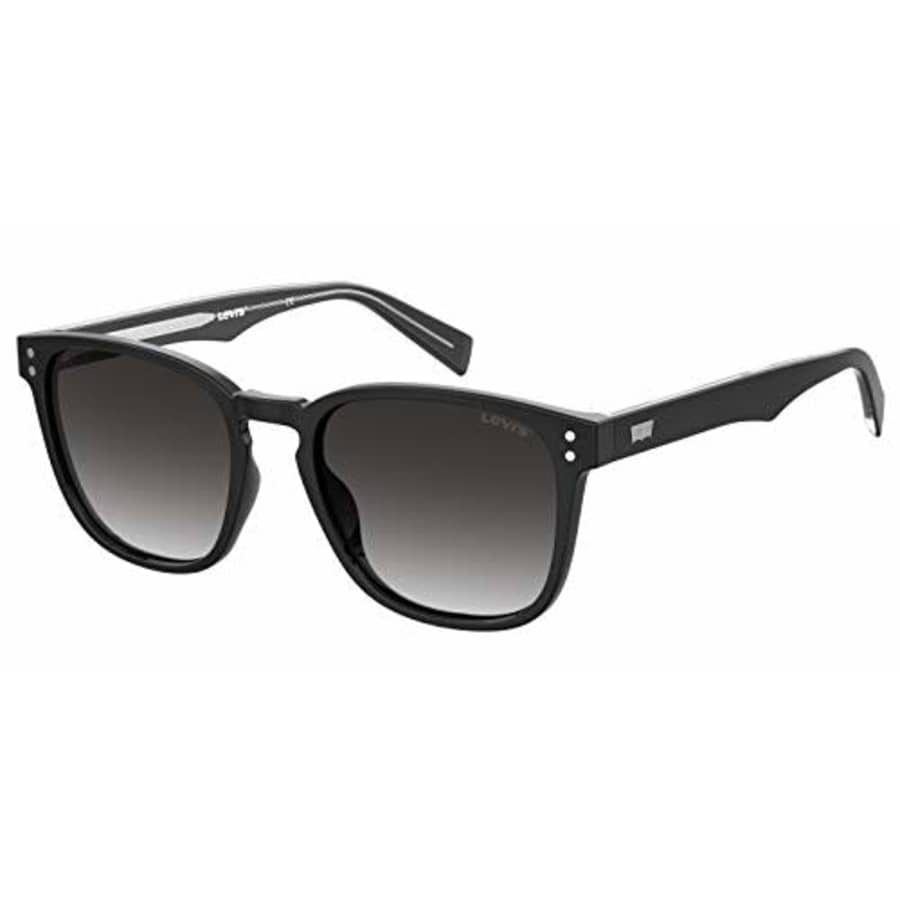 Levi's LV 5008/S Square Sunglasses, Black, 52mm, 18mm for $55 Levi's LV 5008/S Square Sunglasses, Black, 52mm, 18mm for $55