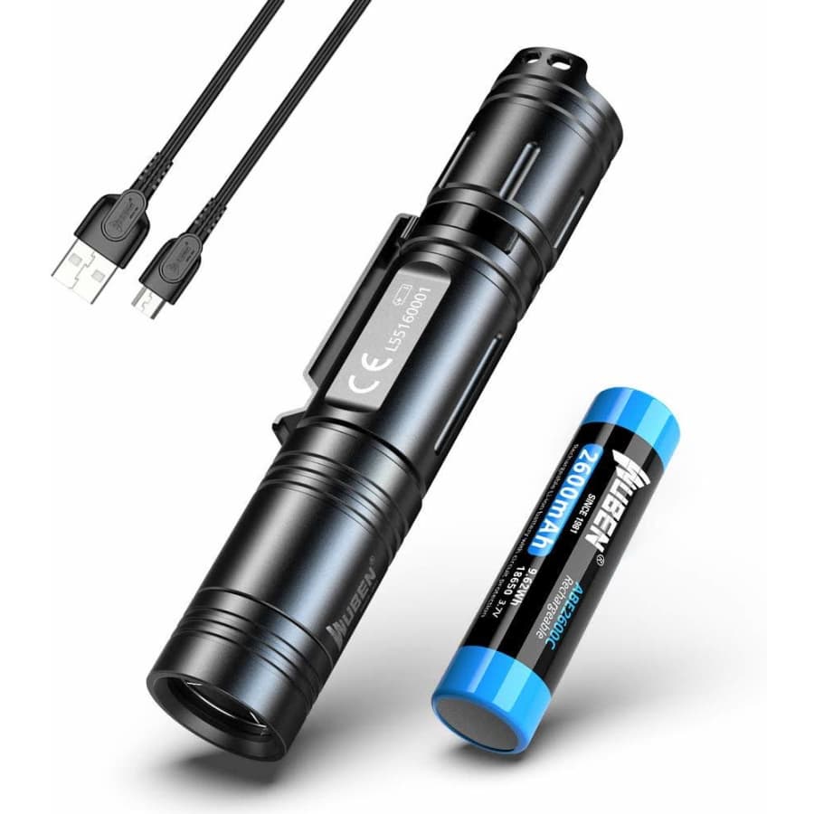 Wuben EDC LED Tactical Flashlight for $32 Wuben EDC LED Tactical Flashlight for $32