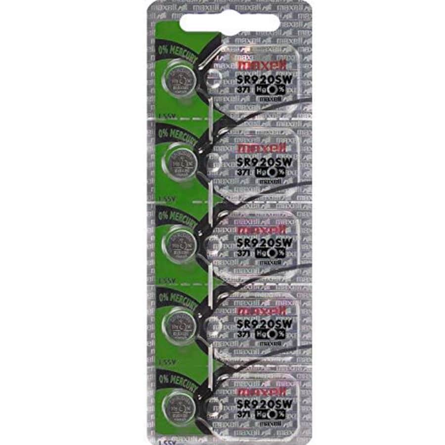 Maxell SR920SW (371) Box of 100 Batteries for $52 Maxell SR920SW (371) Box of 100 Batteries for $52