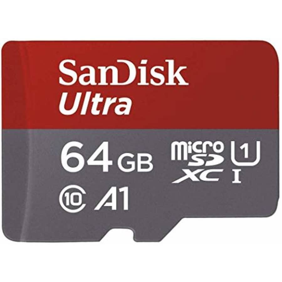 SanDisk Ultra SDSQUAR-064G-GN6MA 64GB Class 10 microSDXC memory card for $9