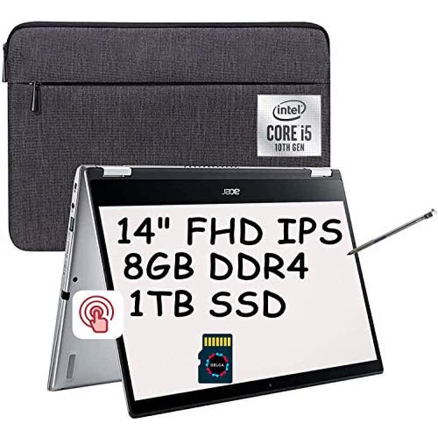 Acer Spin 3 2 in 1 Premium Laptop I 14" FHD IPS Touchscreen I Intel 4-Core i5-1035G1(>i7-8550U) I for $689 Acer Spin 3 2 in 1 Premium Laptop I 14" FHD IPS Touchscreen I Intel 4-Core i5-1035G1(>i7-8550U) I for $689