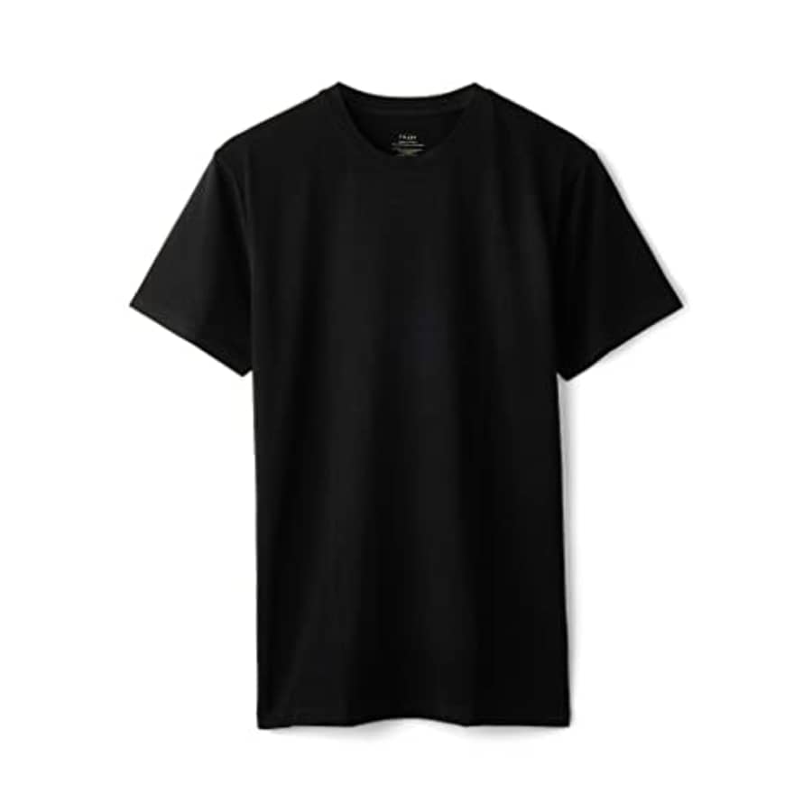 Tilley Men's Organic Crew T-Shirt, Black, X-Large for $35