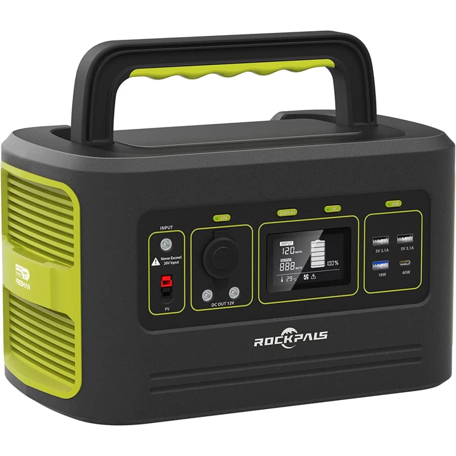 Rockpals Freeman 600 614Wh Portable Power Station for $251
