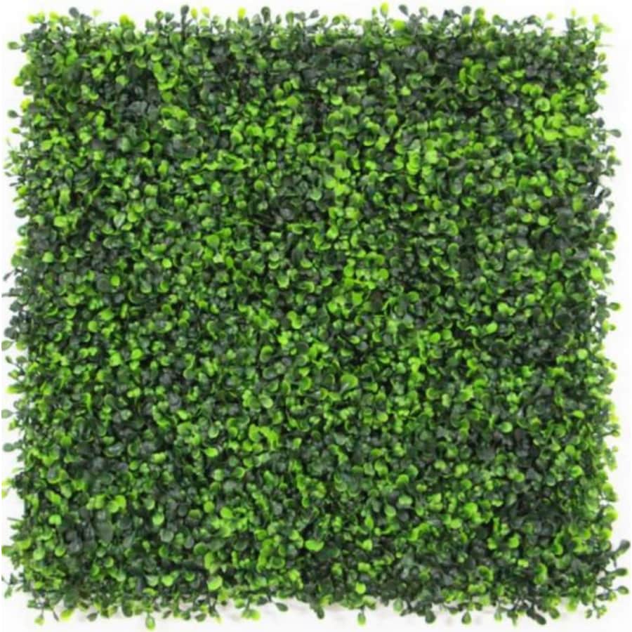 Ejoy Milan 20" x 20" Artificial Boxwood Hedge Greenery Panel 12-Pack for $60