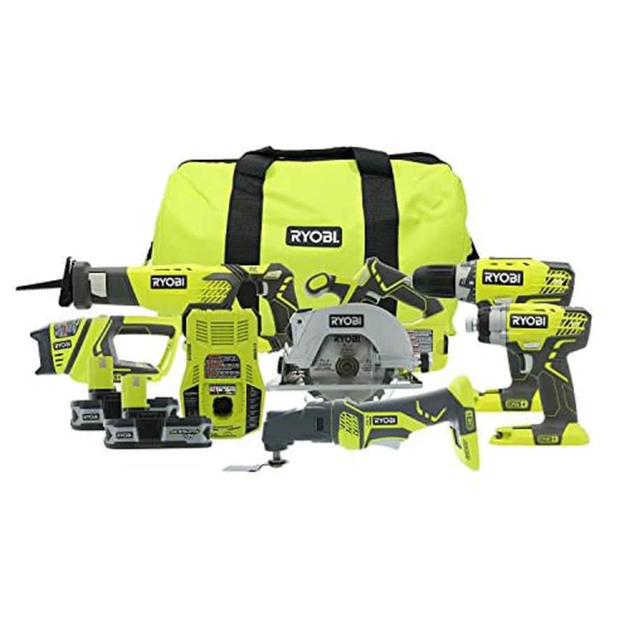 Ryobi P884 18-Volt ONE+ Lithium-Ion Combo Kit (6-Tools) for $300 Ryobi P884 18-Volt ONE+ Lithium-Ion Combo Kit (6-Tools) for $300