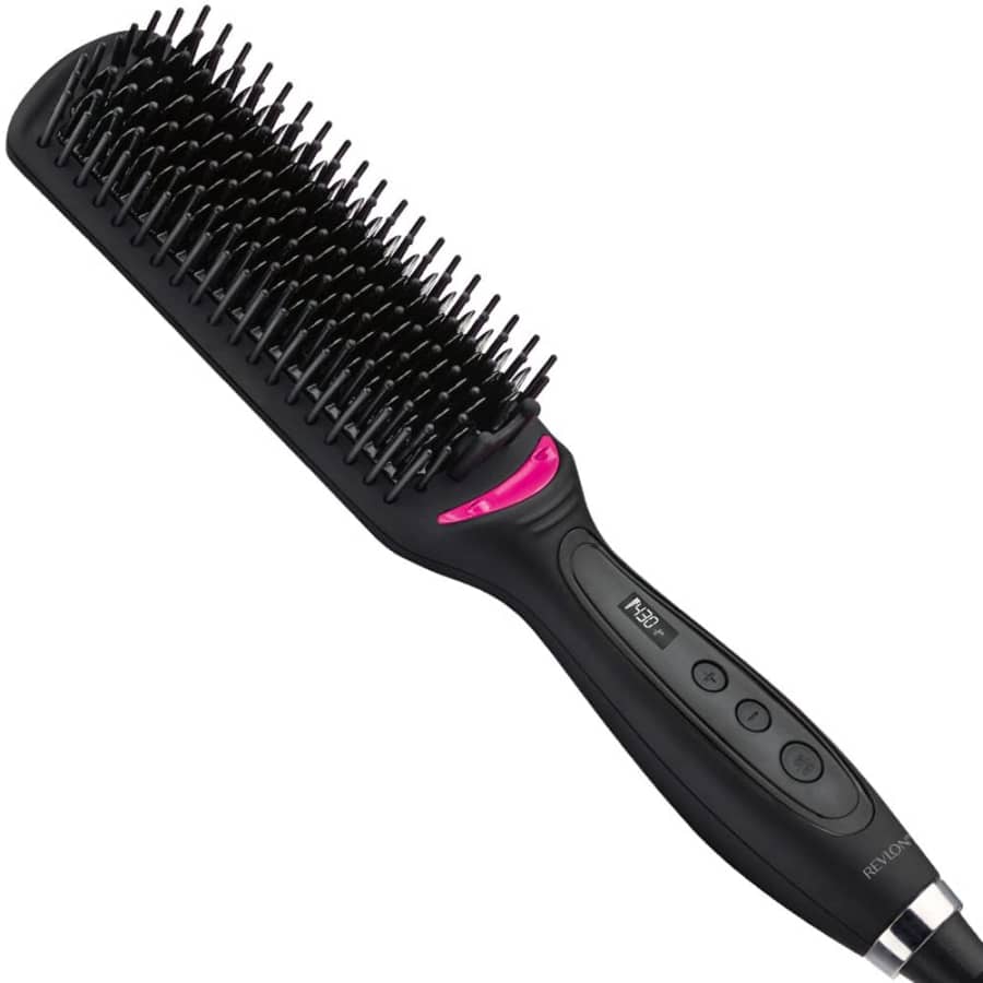 Revlon 4.5" Hair Straightening Heated Styling Brush for $40