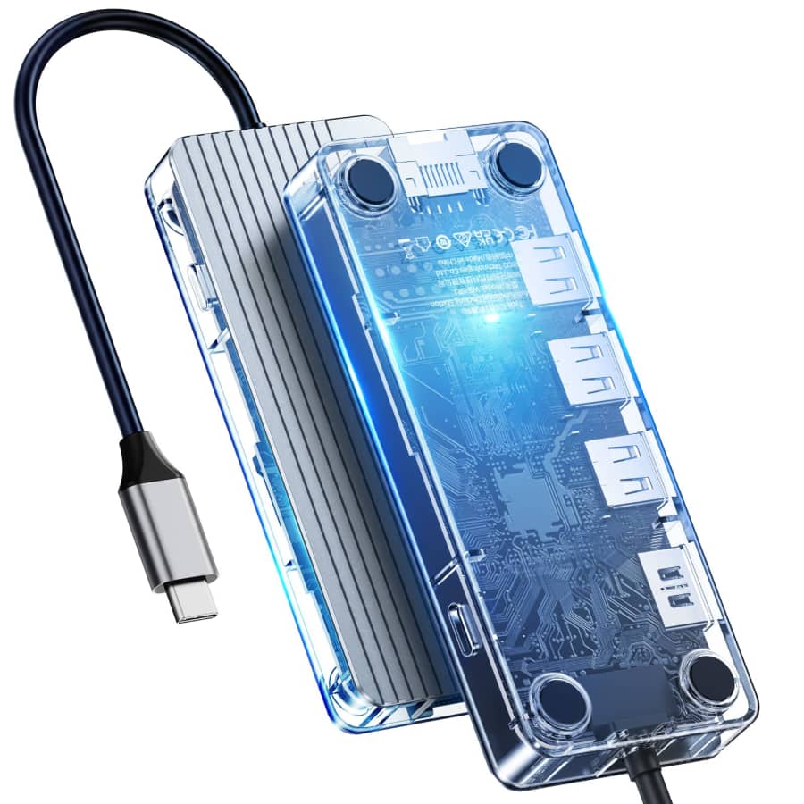 Orico 6-in-1 USB-C Docking Station for $25