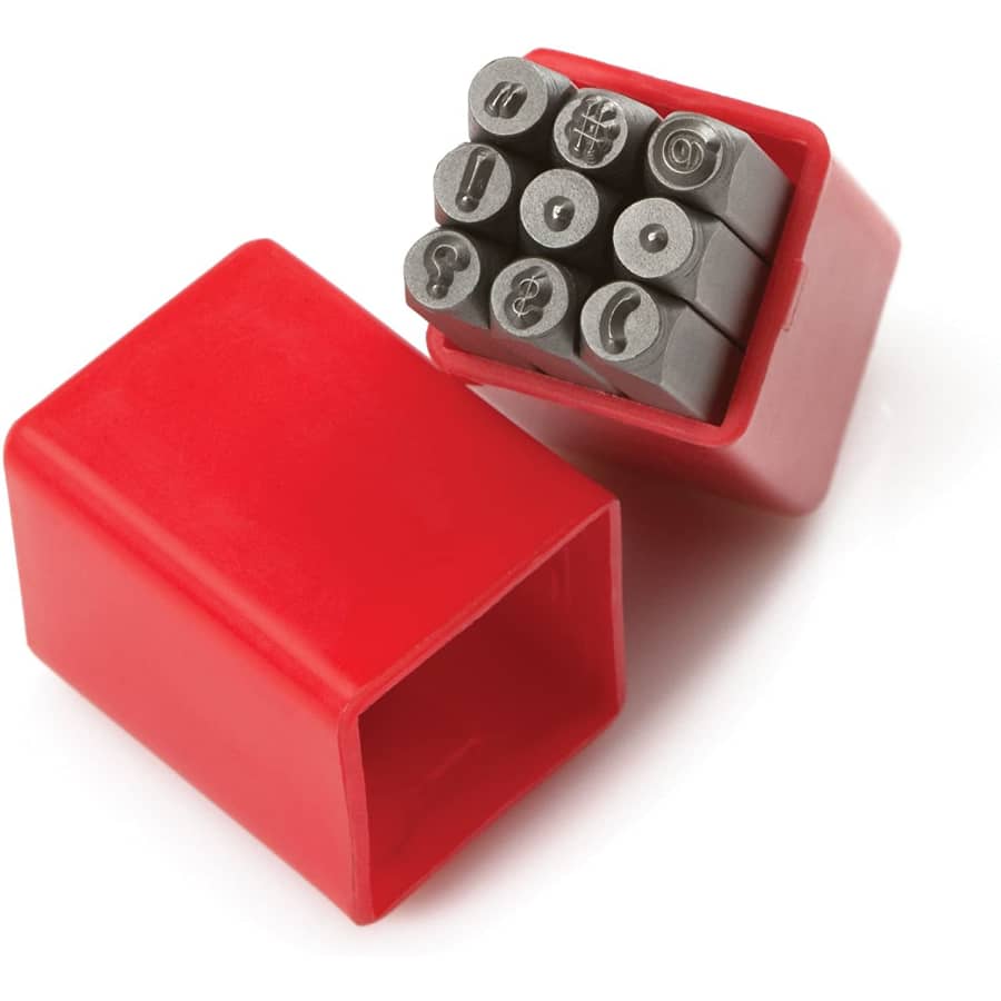 Tekton 9-Piece 5/32" Punctuation Stamp Set for $22