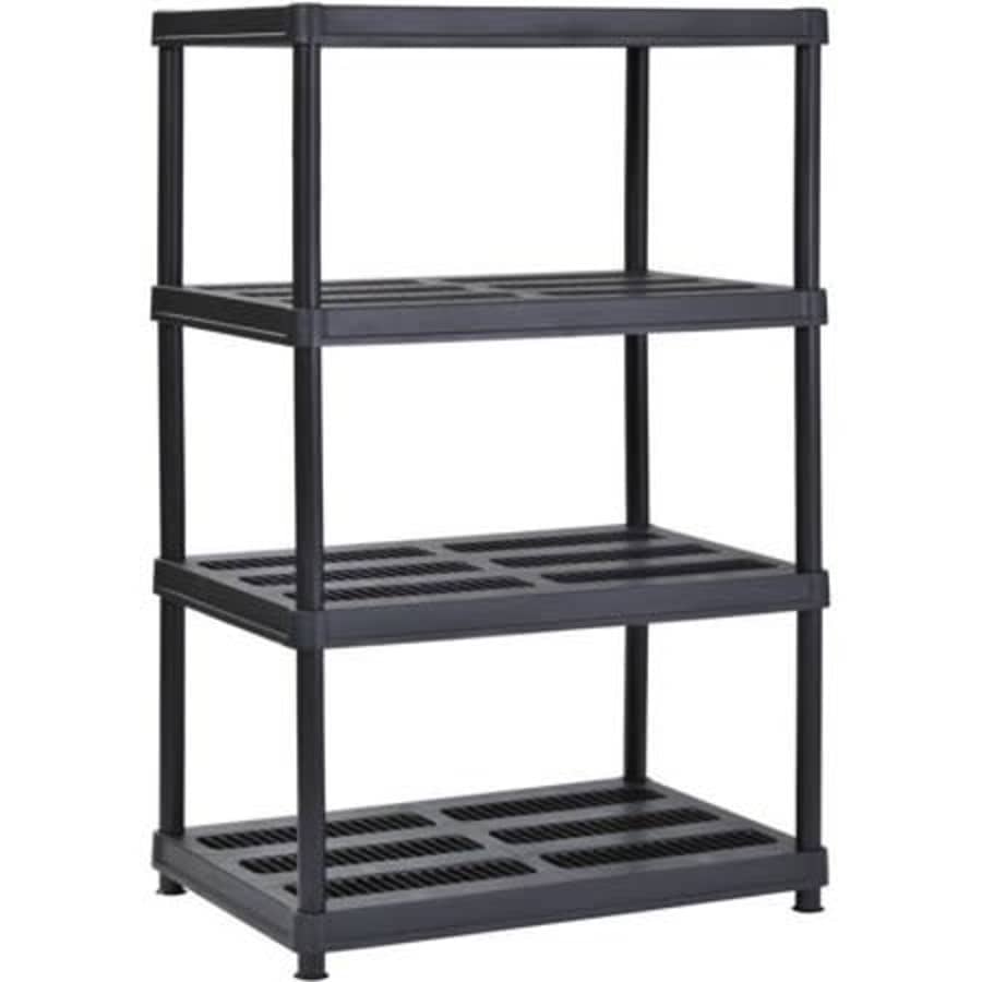 Edsal Muscle Rack 36"W x 24"D x 56"H 4-Shelf Resin Shelving for $34 Edsal Muscle Rack 36"W x 24"D x 56"H 4-Shelf Resin Shelving for $34