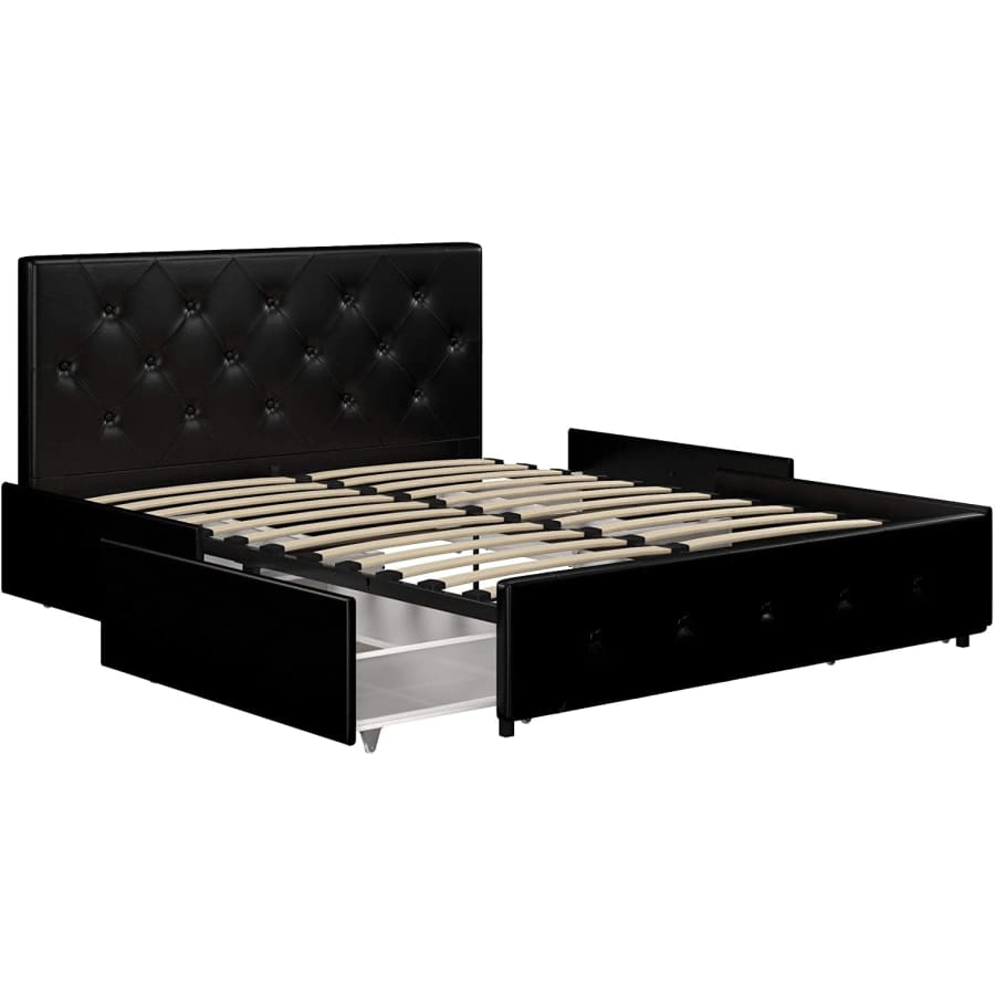DHP Dakota Upholstered Queen Platform Storage Bed for $212