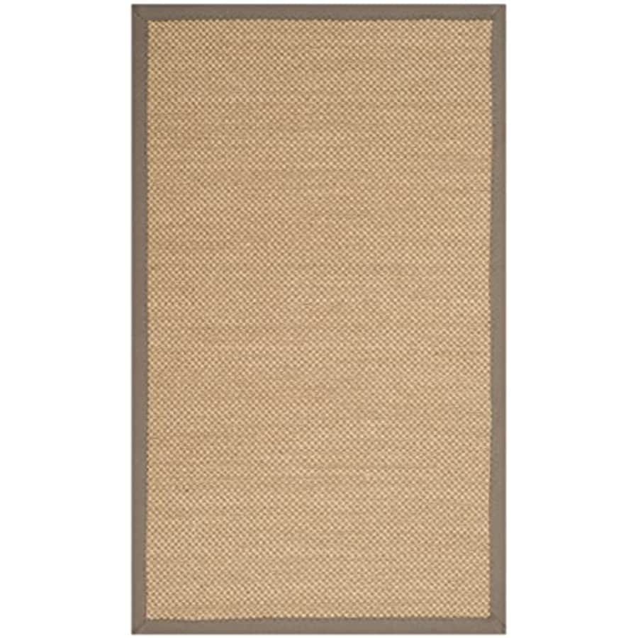 SAFAVIEH Natural Fiber Collection Accent Rug - 2' x 3', Maize & Grey, Border Sisal Design, Easy for $34 SAFAVIEH Natural Fiber Collection Accent Rug - 2' x 3', Maize & Grey, Border Sisal Design, Easy for $34