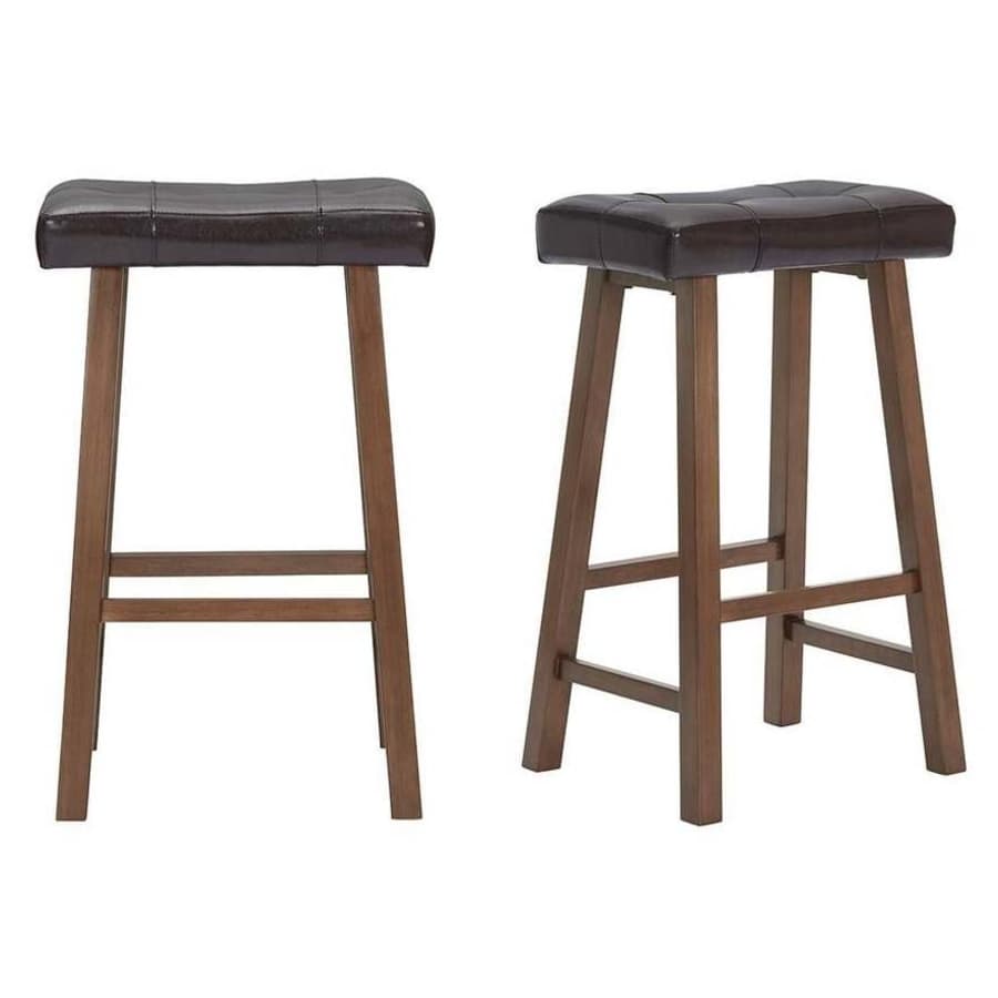 StyleWell 30" Upholstered Saddle Seat Bar Stool: 2pk for $62 or 4pk for $111