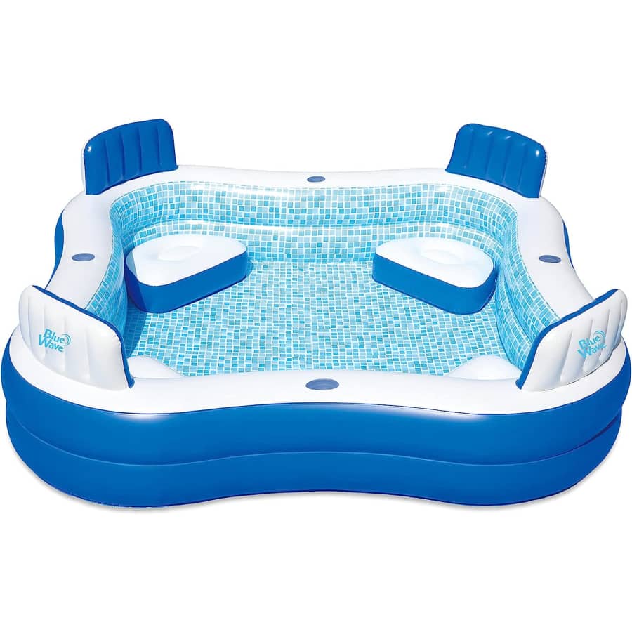 Blue Wave Premier Inflatable Pool w/ Cover for $122