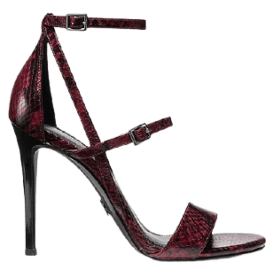 Michael Michael Kors Women's Cardi Snake Embossed Leather Sandals for $59