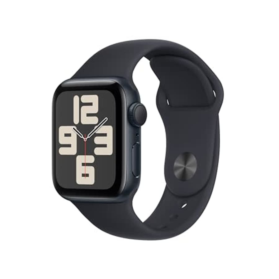 Apple Watch SE (2nd Gen) [GPS 40mm] Smartwatch with Midnight Aluminum Case with Midnight Sport Band for $199