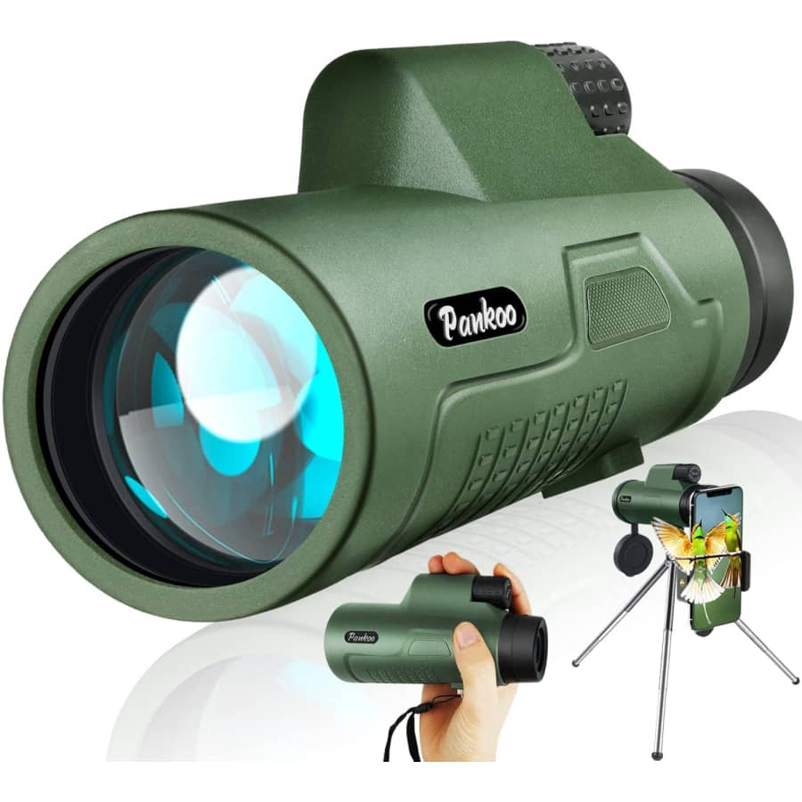 Pankoo 12x50 HD Monocular Scope for $35