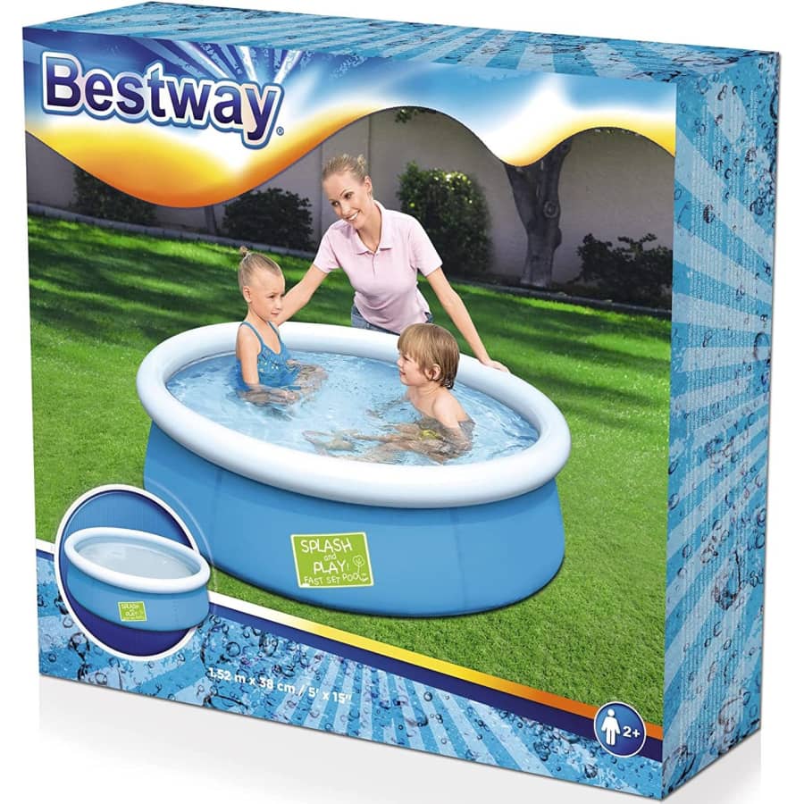 Bestway Fast Set Above Ground Kiddie Pool for $18