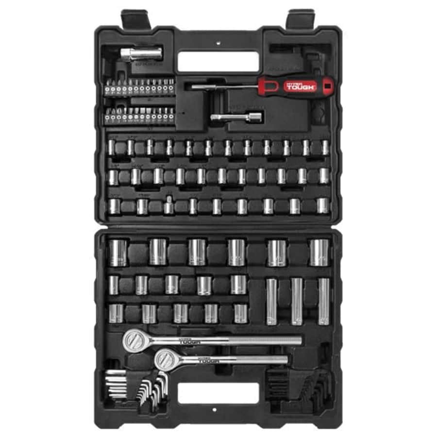 Hyper Tough 107-Piece Drive Socket Set for $27
