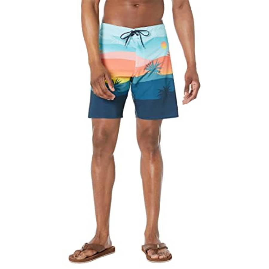 Billabong Men's Standard Sundays Pro 17 Inch Outseam Boardshort, Desert, 38 for $56