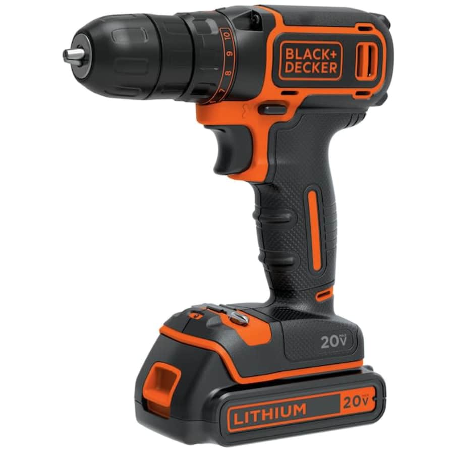 Black+Decker Black + Decker 20V Max 3/8" Cordless Drill for $55 Black+Decker Black + Decker 20V Max 3/8" Cordless Drill for $55