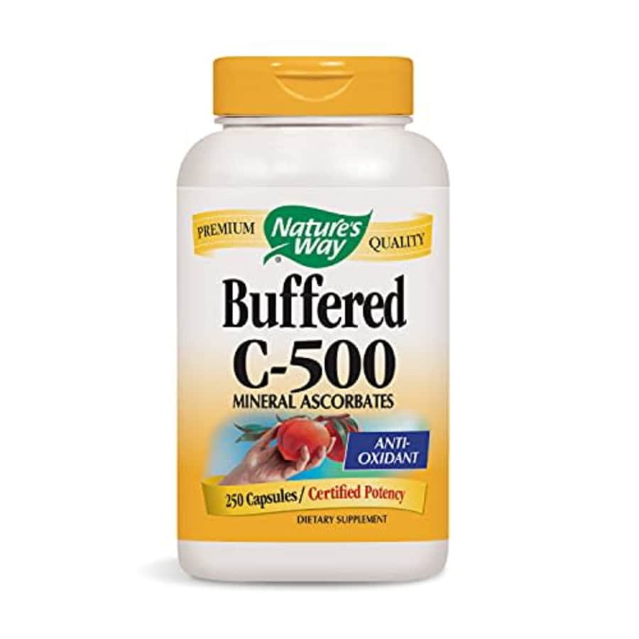 Nature's Way Buffered C-500 Mineral Ascorbates, 500 mg Vitamin C per Serving, 250 Capsules, Pack of for $50