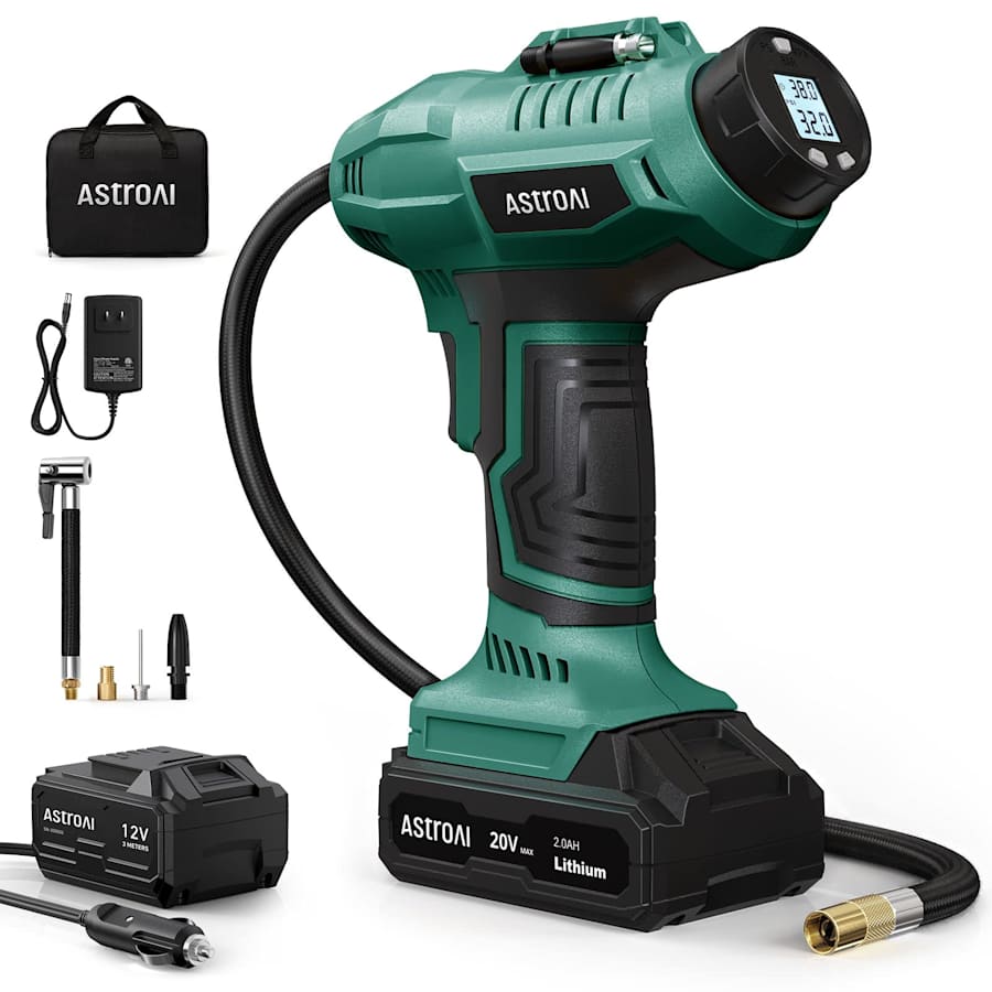 AstroAI 20V Cordless Tire Inflator for $28