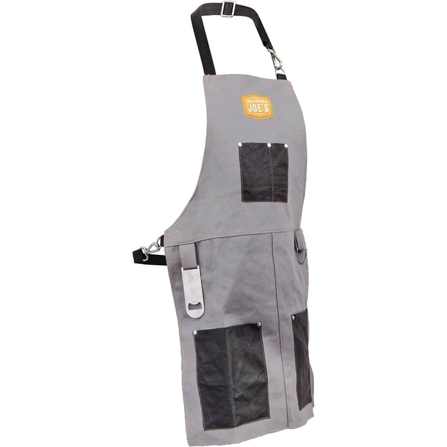 Oklahoma Joe's Premium Smoking Apron w/ Built-in Bottle Opener for $20