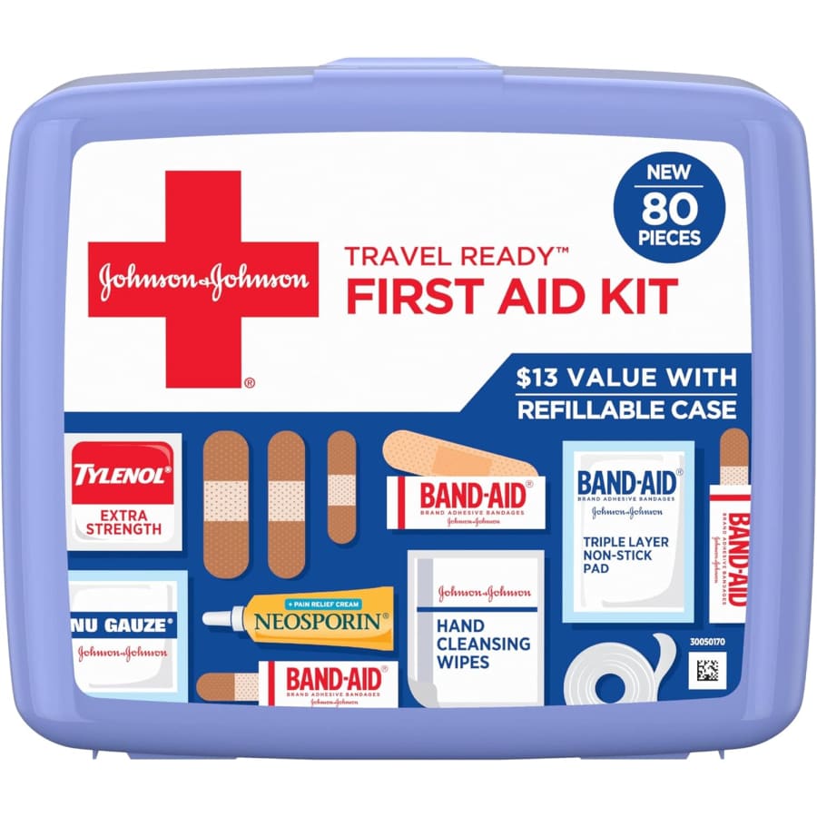Band-Aid Travel Ready Portable Emergency First Aid Kit for $7 via Sub & Save Band-Aid Travel Ready Portable Emergency First Aid Kit for $7 via Sub & Save
