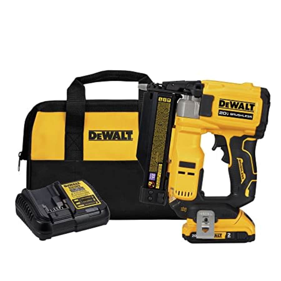 Dewalt DCN623D1 20V MAX Brushless Lithium-Ion 23 Gauge Cordless Pin Nailer Kit (2 Ah) for $299 Dewalt DCN623D1 20V MAX Brushless Lithium-Ion 23 Gauge Cordless Pin Nailer Kit (2 Ah) for $299