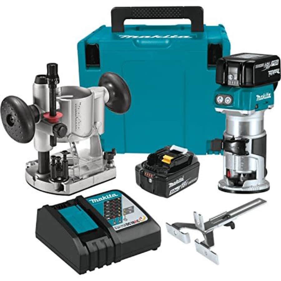 Makita XTR01T7 18V LXT Lithium-Ion Brushless Cordless Compact Router Kit for $565