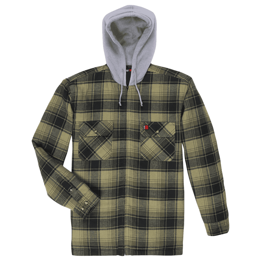 Wrangler Men's Hooded Flannel Work Jacket for $41 Wrangler Men's Hooded Flannel Work Jacket for $41