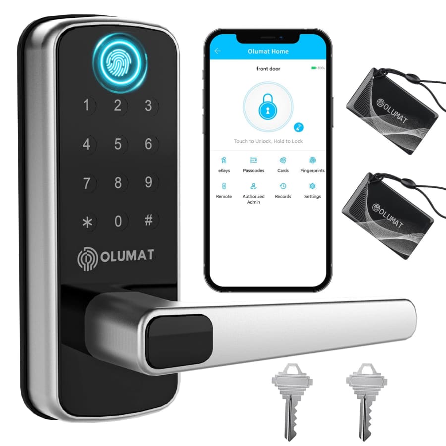 Olumat Keyless Entry Smart Fingerprint Keypad Door Lock for $78 Olumat Keyless Entry Smart Fingerprint Keypad Door Lock for $78