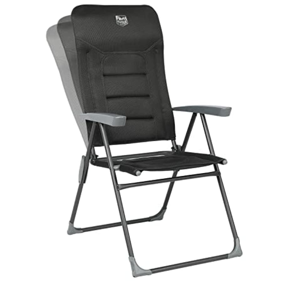 TIMBER RIDGE High Back Folding Camping Chair with 7-Level Adjustable Backrest, Foldable Reclining for $76 TIMBER RIDGE High Back Folding Camping Chair with 7-Level Adjustable Backrest, Foldable Reclining for $76