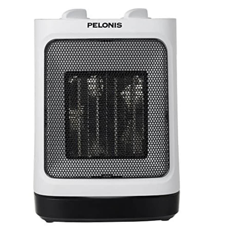 PELONIS Portable Ceramic Space Heater for Small Rooms with Oscillation & Adjustable Thermostat, for $62