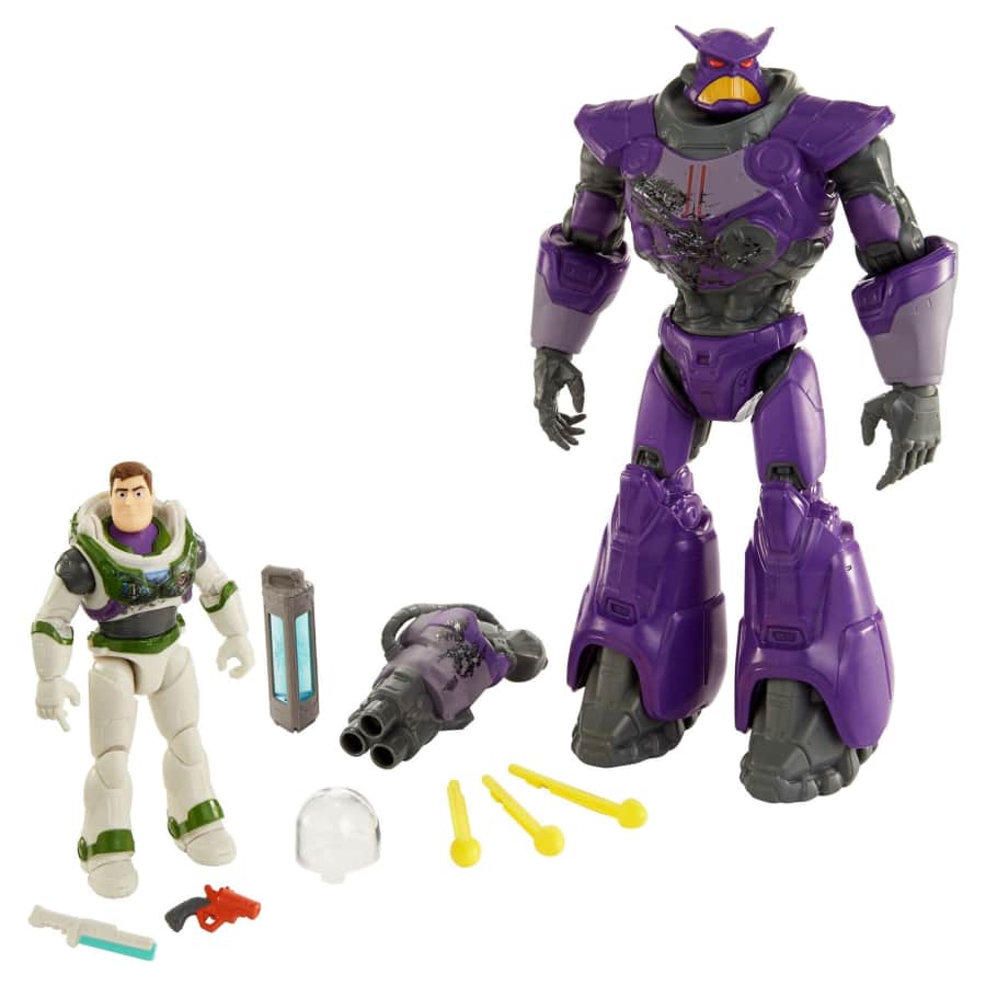 Disney and Pixar Lightyear Crystal Grade Buzz Lightyear Vs. Zurg Clash Pack for $10