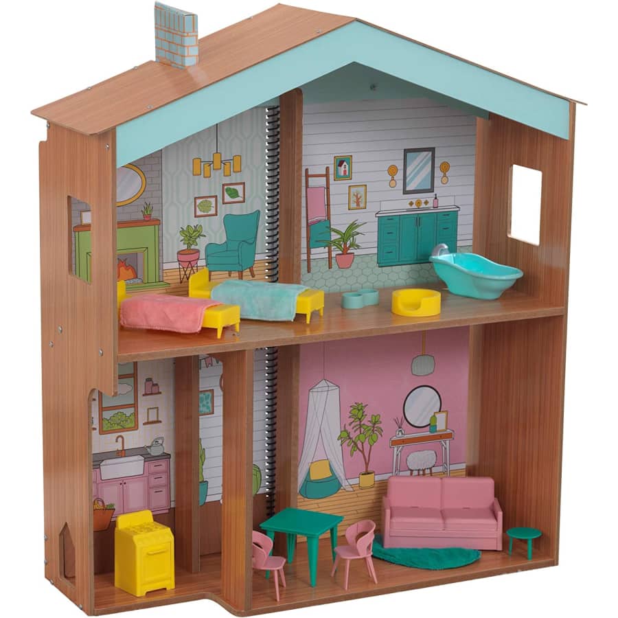 KidKraft Designed by Me: Color Decor Wooden Dollhouse for $72 KidKraft Designed by Me: Color Decor Wooden Dollhouse for $72