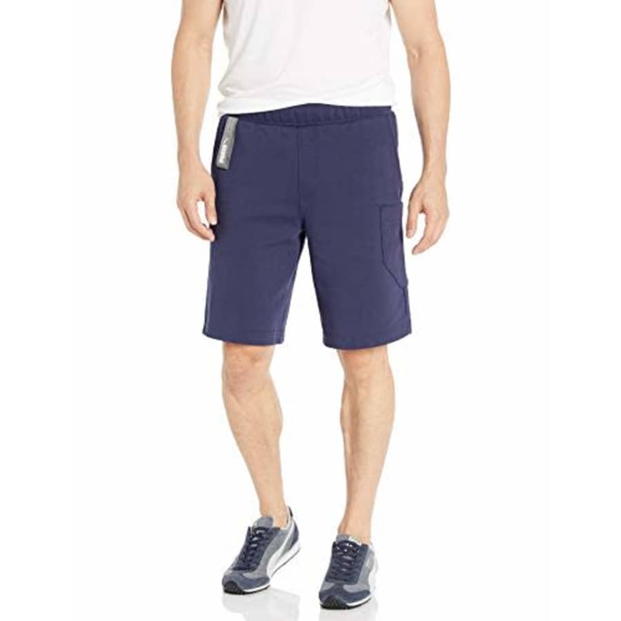 PUMA Men's NU-TILITY Shorts, Peacoat, M for $12