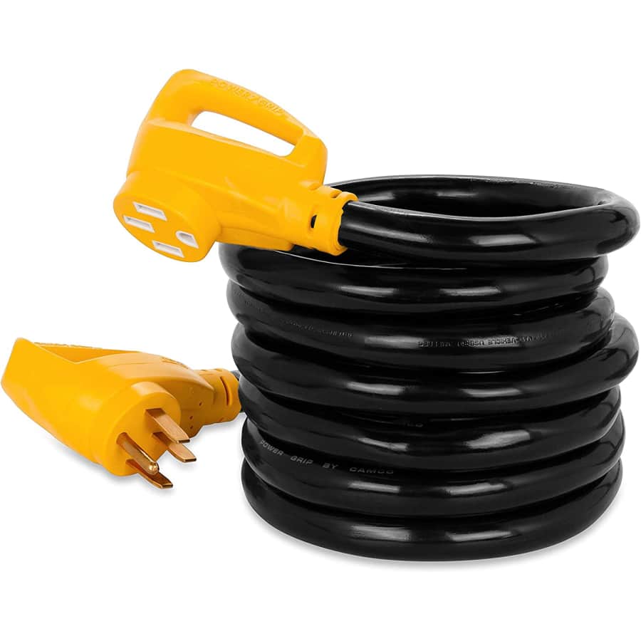 Camco PowerGrip 50A 15-Foot Heavy-Duty Outdoor RV Extension Cord for $93
