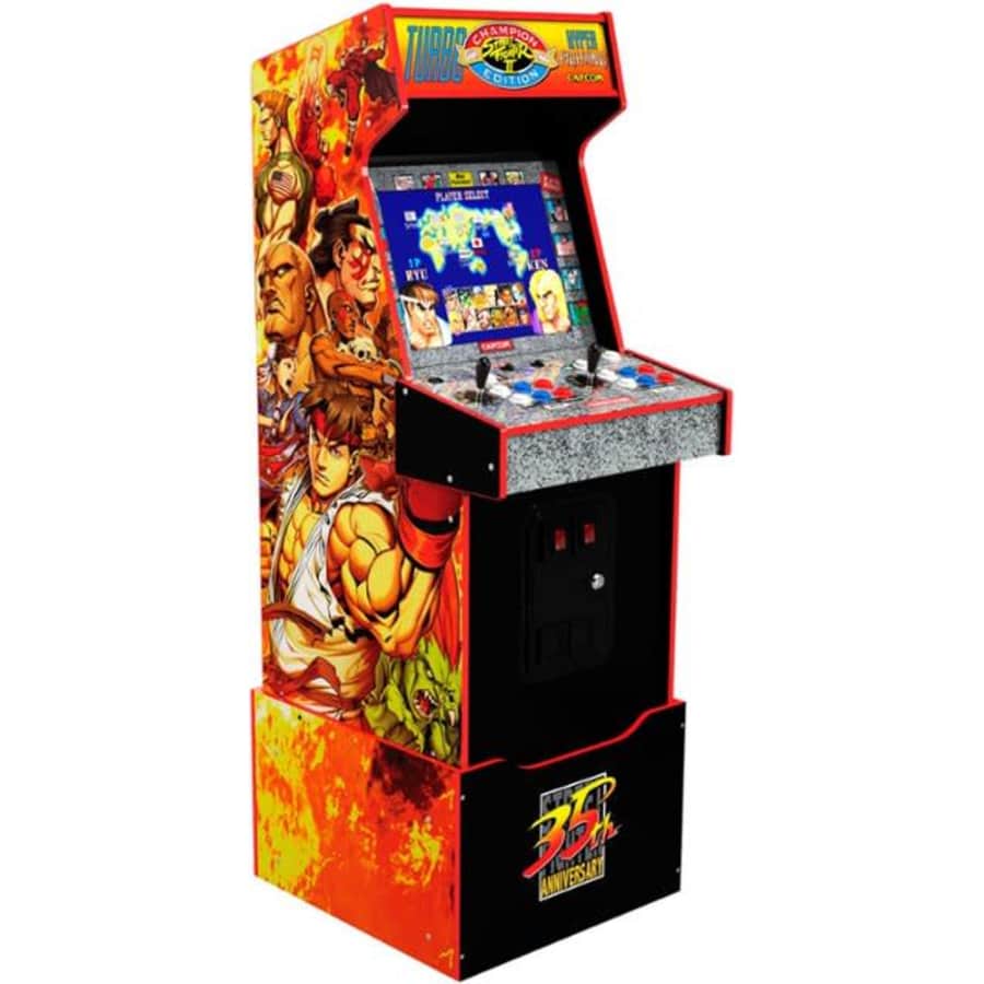 Arcade1UP Capcom Street Fighter II: Champion Turbo Legacy Edition w/ Riser for $400