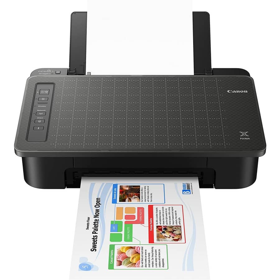 Canon Pixma TS302 Wireless Inkjet Printer for $54