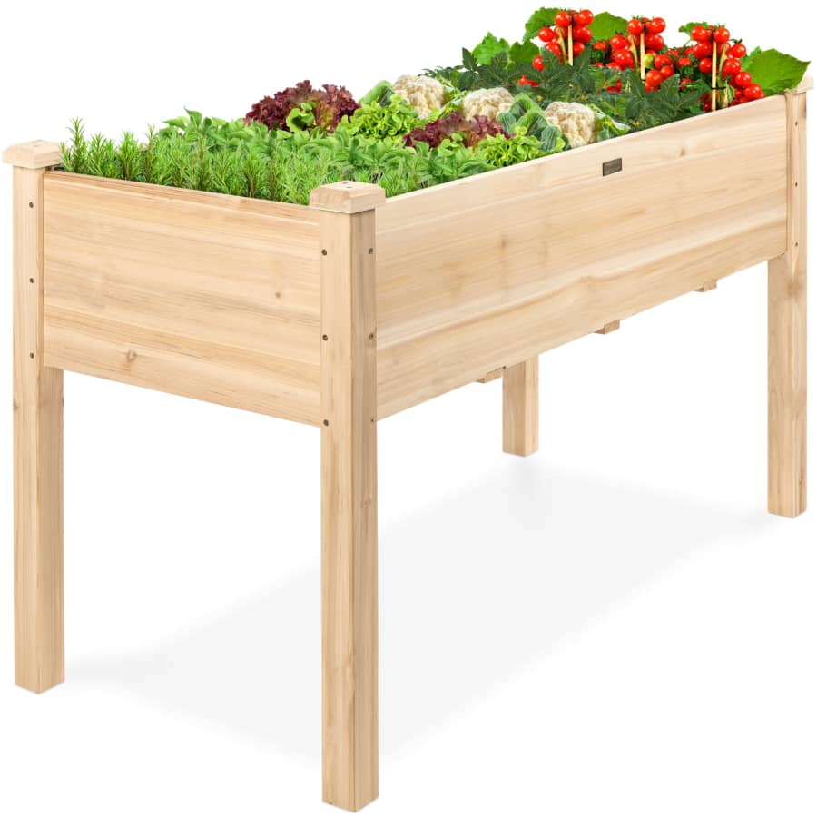 Best Choice Products 48" x 24" x 30" Raised Garden Bed for $90 Best Choice Products 48" x 24" x 30" Raised Garden Bed for $90