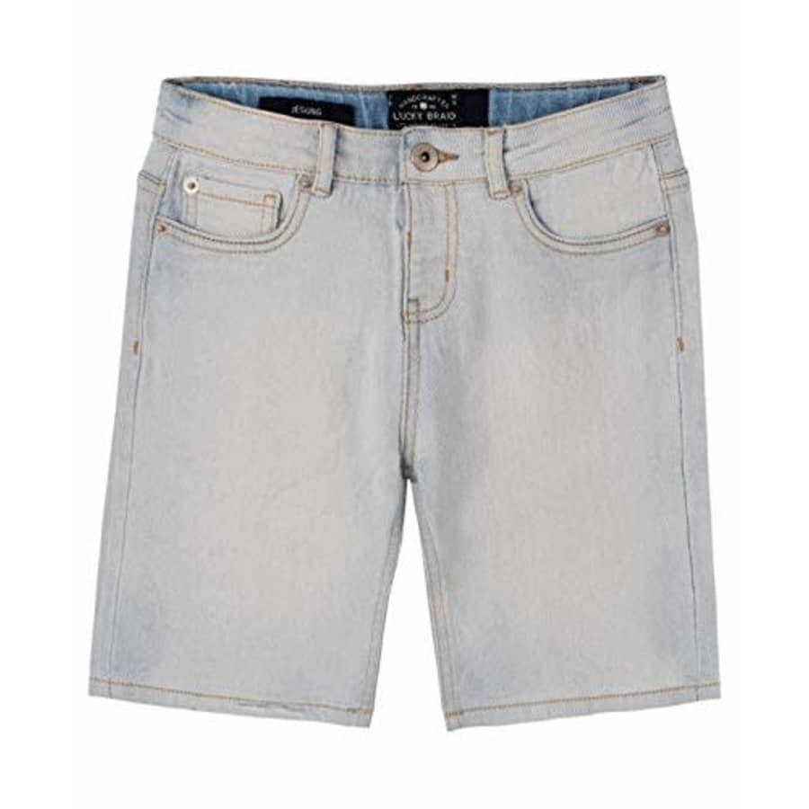 Lucky Brand Girls' Pull On Bermuda Jegging, Bella Wash, Small (7) for $20 Lucky Brand Girls' Pull On Bermuda Jegging, Bella Wash, Small (7) for $20