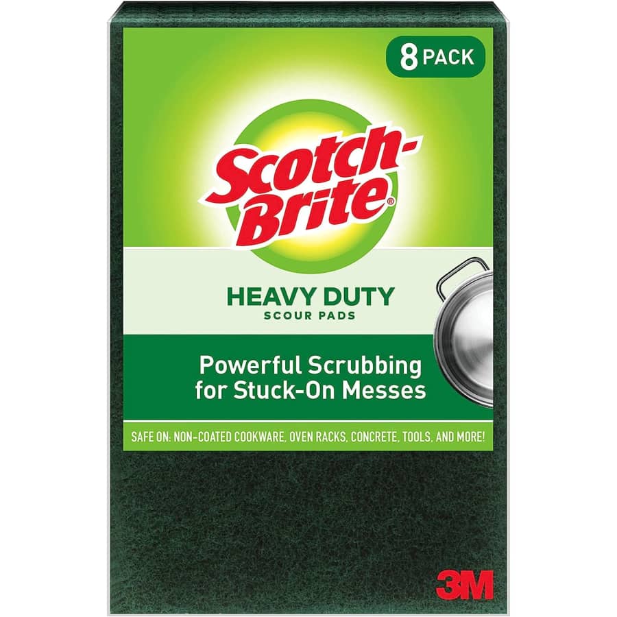 Scotch-Brite Heavy Duty Large Scour Pad 8-Pack for $5